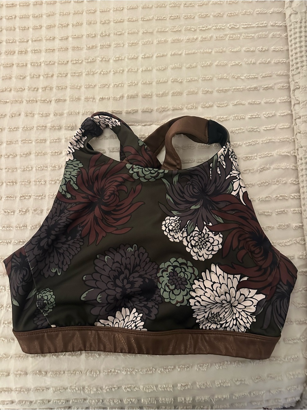 JoyLab Floral High Neck Sports Bra